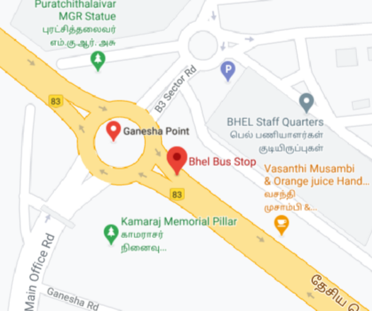 BHEL bus stop