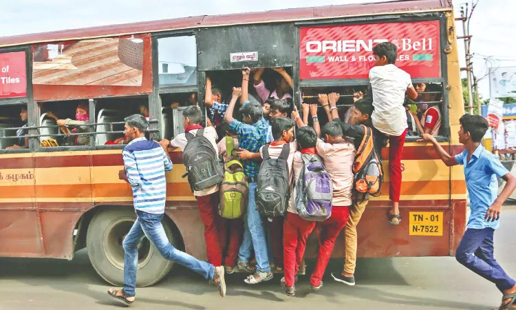 Automatic Doors in Tamil Nadu Buses